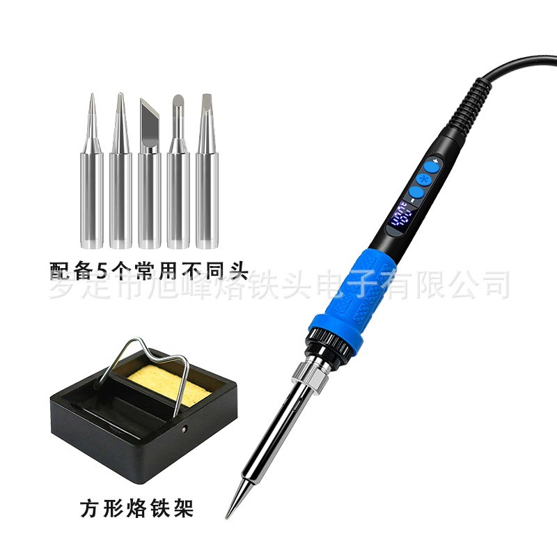 2024新品90W调温电烙铁LED数显屏内热式调温烙铁套装源头