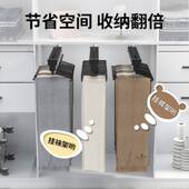 收纳多功能抽拉裤 架衣柜内置滑轨家用衣帽间西裤 挂配件 伸缩裤 顶装