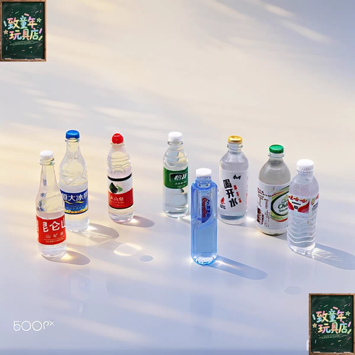 独立盲袋微缩迷你矿泉水瓶子玩具