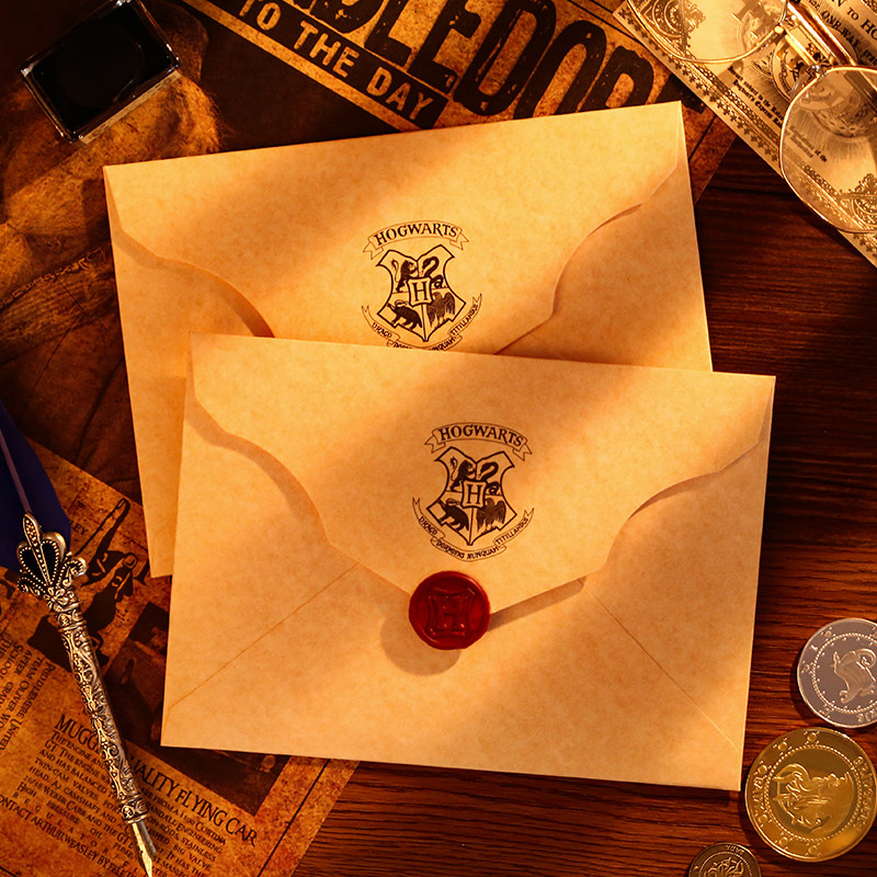 哈利波特录取通知书周边电影原版霍格沃茨入学通知书定制生日礼物