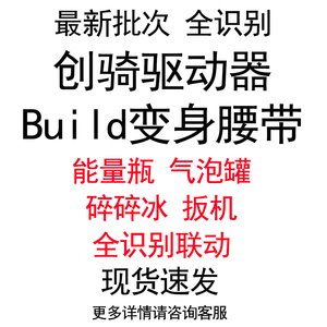 全识别国产创骑BUILD驱动器玩具