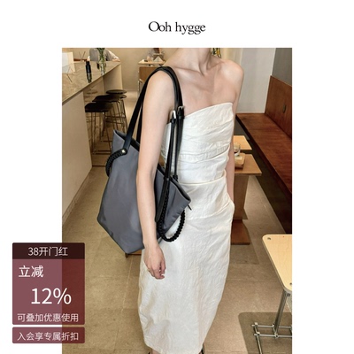 Oohhygge.尼龙菜篮子包女百搭简约手提大容量通勤单肩托特包
