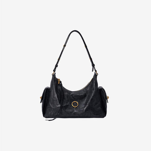 佳人&个乐吐司hobo箭头腋下包女