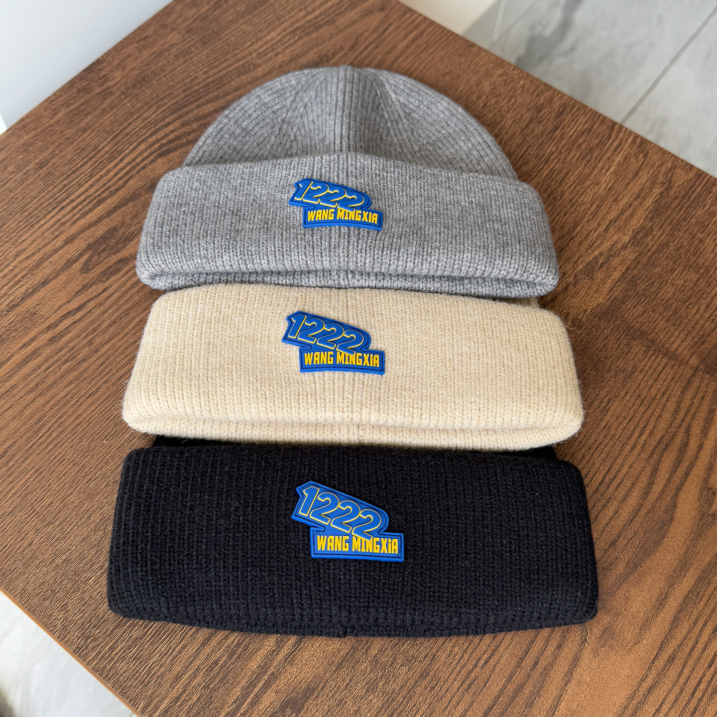 秋冬美式针织包头帽子男女潮牌韩国百搭字母滑雪登山情侣护耳冷帽