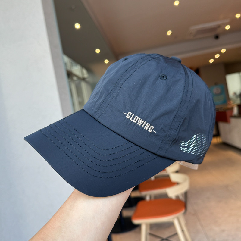 25新款速干棒球帽女夏季防晒防紫外线遮阳帽轻薄透气跑步鸭舌帽男