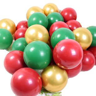 38妇女节结婚石榴红色金色气球装饰浪漫宝石幼儿园开学场景布置