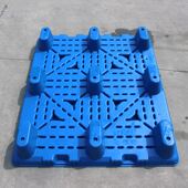 爆品塑料托盘叉车1311吹塑九脚仓库垫仓板栈板货物卡板塑胶垫板u.