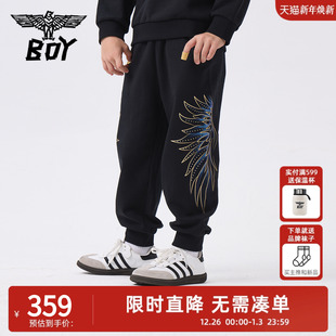 中大童束脚长裤 BOY童装 休闲运动裤 儿童长裤 2025秋冬新款