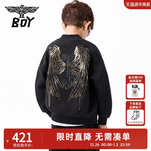 时尚 BOY童装 经典 棒球服外套 潮酷中大童男童女童 2025年春秋季