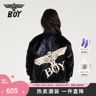 BOY童装 男女童棒球棉服外套保暖时髦大老鹰印花K29004