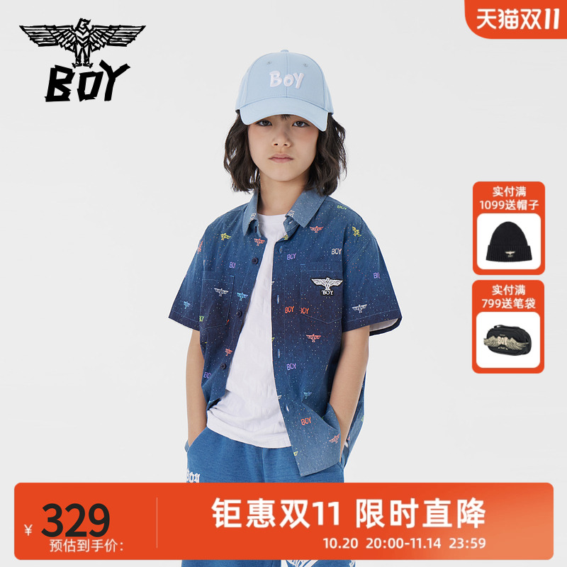 BOYJunior童装短袖衬衫