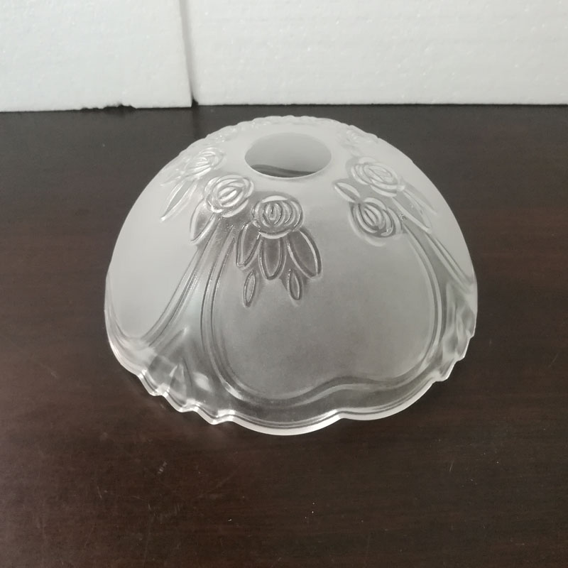 磨砂玻璃灯罩外壳E27普通螺口灯罩欧式客厅吸顶吊灯透明酸洗灯罩