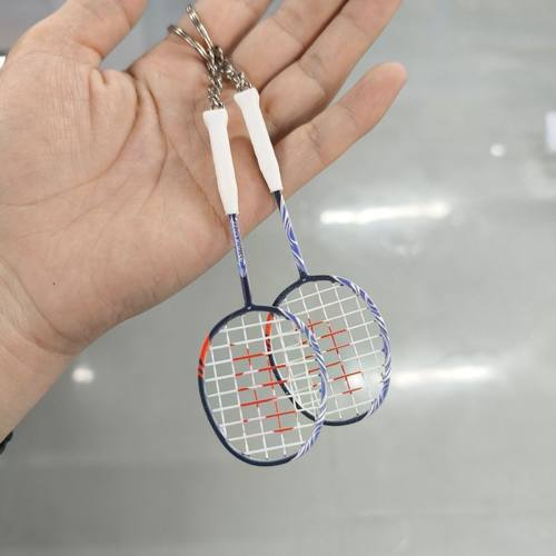塑料迷你羽毛球拍挂件100