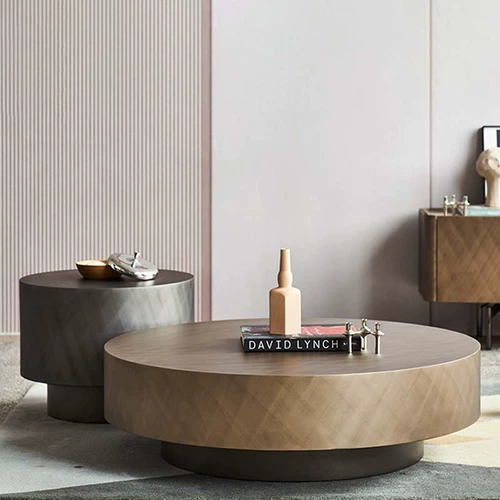 Финнавия художественное циркулярное кофейное шоу Light Luxury Modern Living Room Shure Modern Simple Home Circle Tekita
