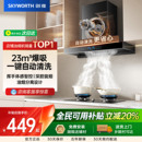 创维Y1H顶吸式 吸油烟机以旧换新补贴 抽油烟机家用厨房大吸力欧式
