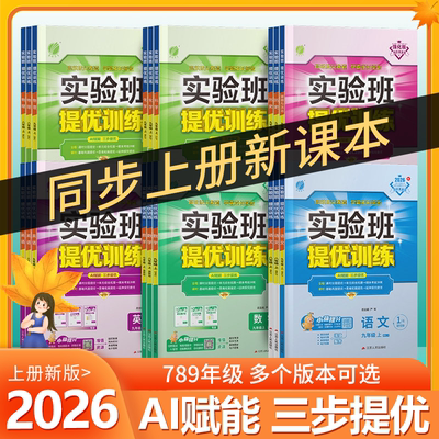 2025秋实验班提优训练同步练习