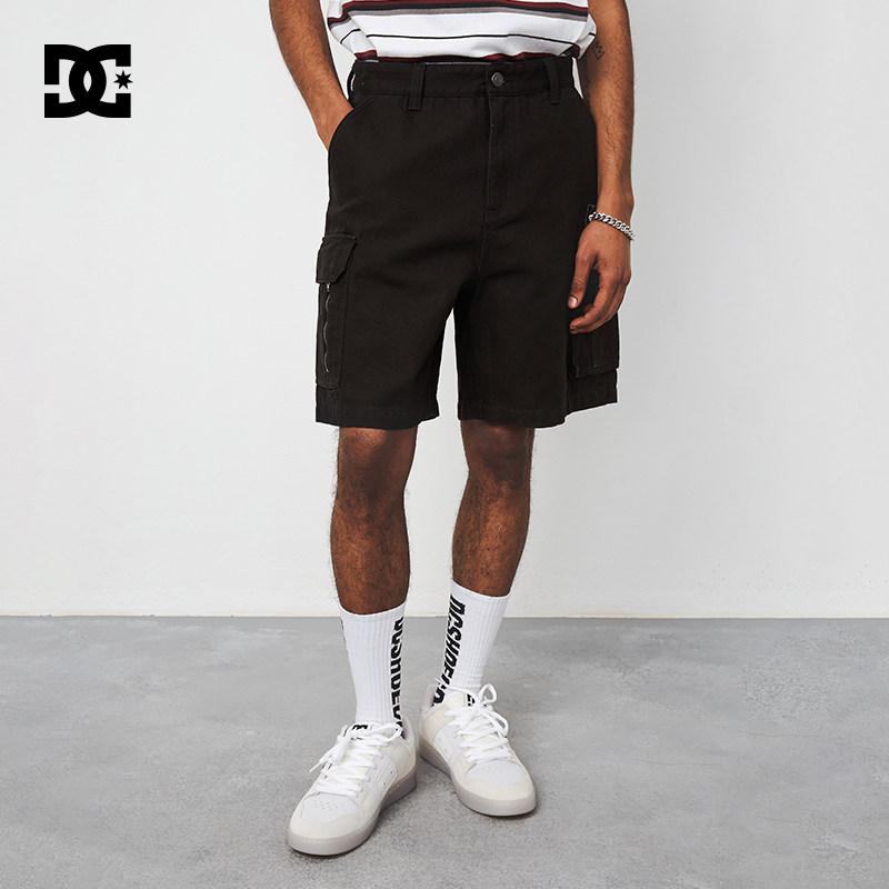 DCSHOES 正品大口袋工装短裤简约刺绣LOGO运动男士休闲短裤,运动服/休闲服装,运动中长裤／短裤,淘宝优惠券,粉丝福利购,淘宝优惠卷