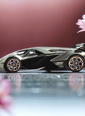 乐漫坊 164兰博基尼绿色V12仿真 VGT模型合金w汽车模型 长约7厘米