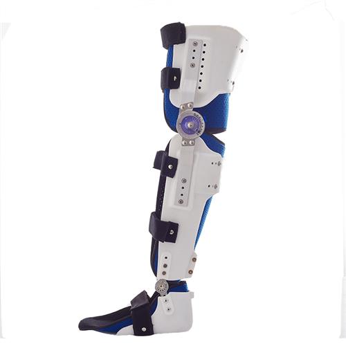 膝踝足固定支具小腿胫腓骨折支架下肢矫形器膝盖半月板脚踝康复器