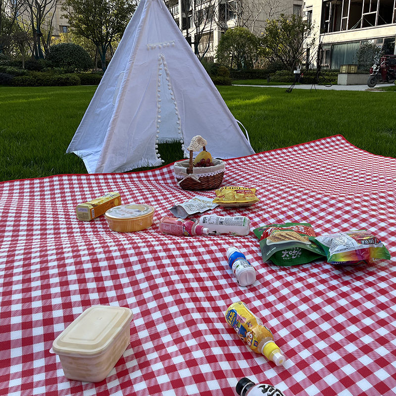 野餐垫户外便携双面防水野餐垫野外露营防潮垫帐篷地垫ins风用品