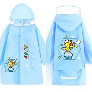 儿童雨衣男童女童带书包位学生加厚全身防雨中小学生上学专用雨披