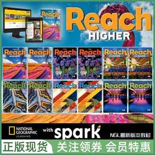 Higher reachhigher 国家地理少儿英语教材 NGL 带电子书帐号 with Spark 鲸鱼外教 Reach