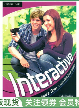 剑桥青少英语教材 Cambridge Interactive Student's Book 4 with Web Zone access 四级学生用书带在线 中学互动交际