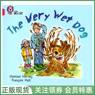 柯林斯大猫系列绘本读物单本 Collins Big Cat Band 1A / Pink A The Very Wet Dog