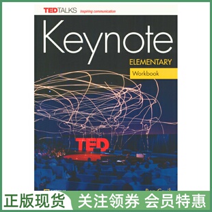 国家地理成人英语教材 British Keynote A1-A2 Elementary Workbook with Audio CD 英音版一级练习册 带光盘 NGL