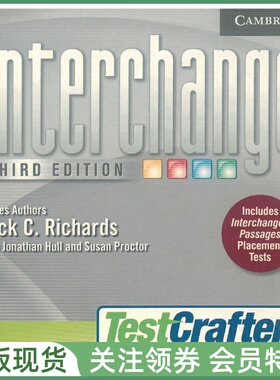 剑桥国际英语教程 Interchange Third Edition All Levels Testcrafter 入门级一二三级测试软件 三版 IC3