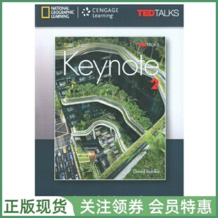 国家地理成人英语教材 Keynote American English Book 2 Audio CD and Video DVD Package 美音版二级音视频光盘盒装 NGL