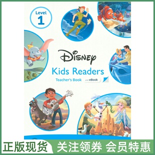培生少儿英语绘本教材 迪斯尼故事 Pearson Disney Kids Readers Level 1 Teacher's Book and eBook 一级教师用书 带电子书