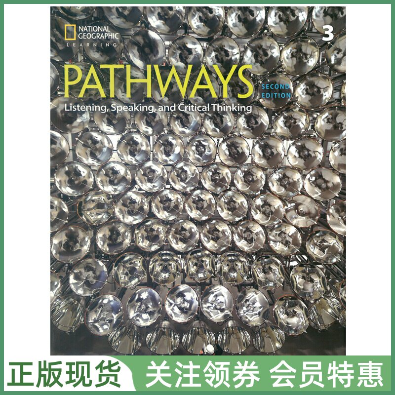国家地理听说技能训练教材 Pathways Second Edition Listening Speaking Level 3 Student Book 三级听说学生用书带在线 NGL