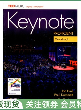 国家地理成人英语教材 Keynote C2 Proficient Level Workbook with Audio CD 六级练习册 带光盘 NGL
