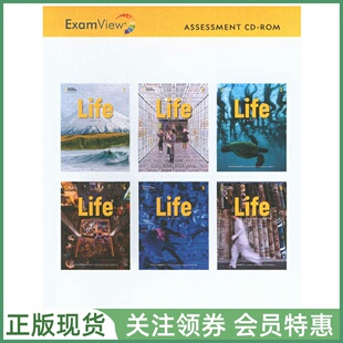 国家地理成人英语教材 Life Second American English Levels 1-6 Assessment CD-ROM with Examview 1-6级测试软件 美音二版NGL