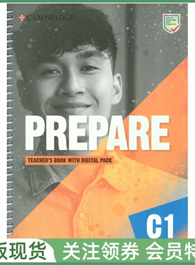 剑桥证书考试备考教材 Prepare Level 8 Teacher's Book with Digital Pack Second Edition 八级教师用书带数字资源 cambridge
