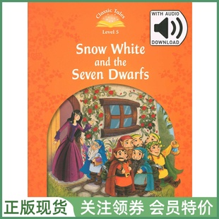 Seven 可阅读打卡 Tales Classic 牛津经典 the Dwarfs and Oxford White Snow MP3 Level 童话故事绘本