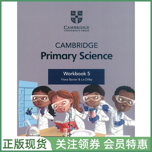 新版剑桥小学科学教材 Cambridge Primary Science Workbook 5 with Digital access 五年级练习册 带帐号