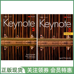 国家地理成人英语教材 American Keynote Level 3 Student Book with Online and Workbook 美音版三级学生用书练习册套装 NGL