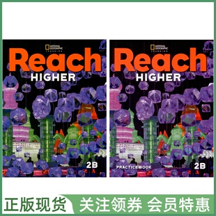 国家地理少儿英语教材 Reach Higher Grade 2B Student's Book and Practice Book 二年级下册学生用书练习册 NGL高端小学原版教材