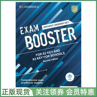 剑桥考试助力系列 Exam Booster for A2 Key and KET for Schools without Answer 2020 2nd Edition 二版学生用书 2020后考试新版