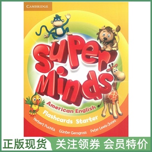 Starter ASM Minds Cambridge 入门级闪卡 美音版 Flashcards English American Super 剑桥少儿英语