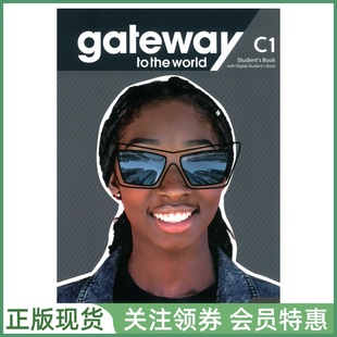 麦克米伦中学英语教材 Gateway to the World C1 Student's Book with App and Digital 七级学生用书 带帐号 Macmillan