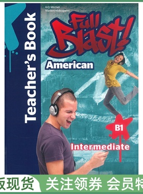 MM青少英语教材 Full Blast American English Edition Intermediate Teacher's Book B1 教师用书4级 美音版 双恩出版