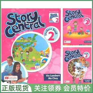 Story Activity 麦克米伦少儿英语教材故事城堡 with 二级学生用书练习册读本 Student Reader Central macmillan and App Book