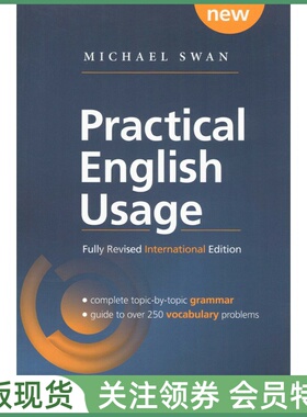 牛津实用英语用法词典 Oxford Practical English Usage International 4th Edition 四版新版 英英字词典 词汇用法指南 peu opeu