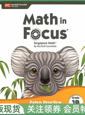 新加坡小学数学教材 Math in Focus Singapore Math Extra Practice and Homework 1B 一年级下册练习册 Marshall Cavendish