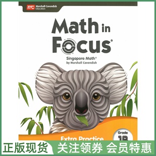 新加坡小学数学教材 Math in Focus Singapore Math Extra Practice and Homework 1B 一年级下册练习册 Marshall Cavendish