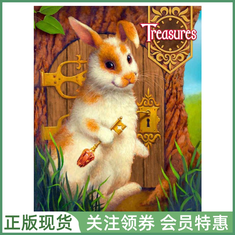 美国加州小学语文教材 Treasures Reading Language Arts Program Grade 1 Student Book Book 2 一年级学生用书 二册 送音频