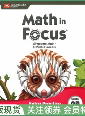 新加坡小学数学教材 Math in Focus Singapore Math Extra Practice and Homework 2B 二年级下册练习册 Marshall Cavendish